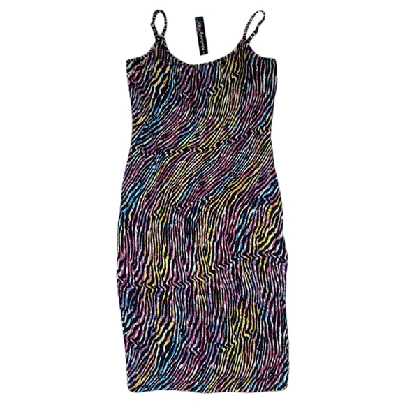 NWT Absolutely (heart) it‎ Black/Multicolor Dress Size XL - Picture 1 of 4
